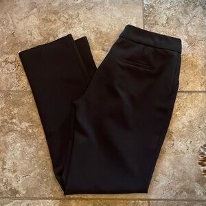 Brown Straight Leg Dress Pants